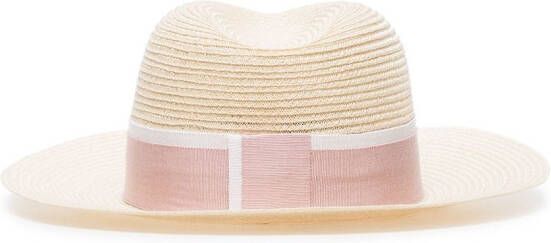 Maison Michel Fedora hoed Beige