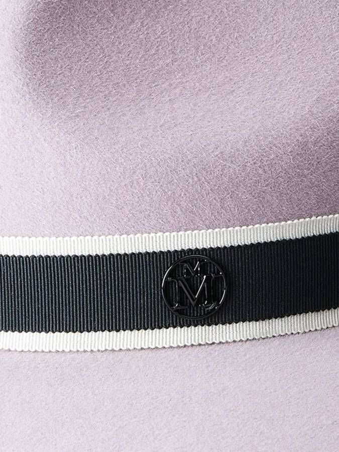 Maison Michel Fedora hoed Beige