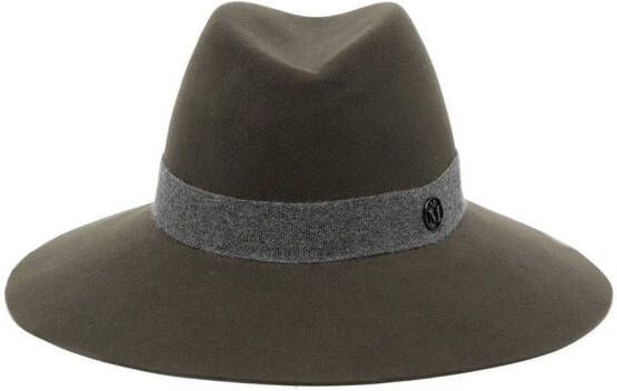 Maison Michel Fedora hoed Groen