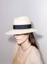 Maison Michel Fedora hoed Beige - Thumbnail 2