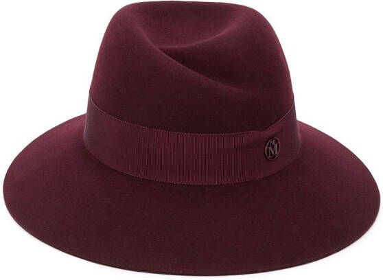 Maison Michel Fedora hoed Rood