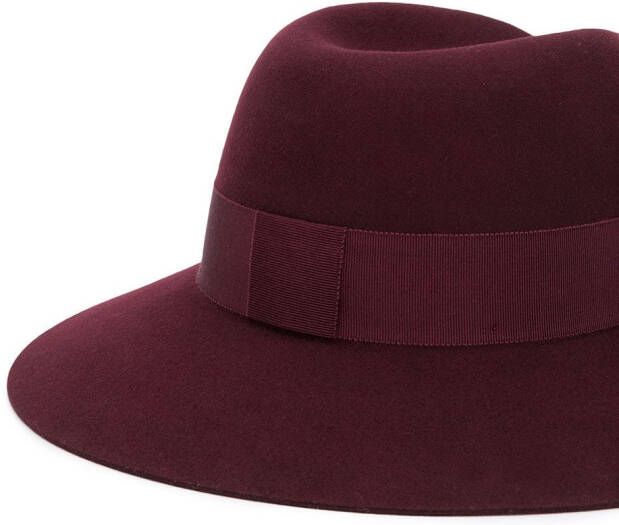 Maison Michel Fedora hoed Rood