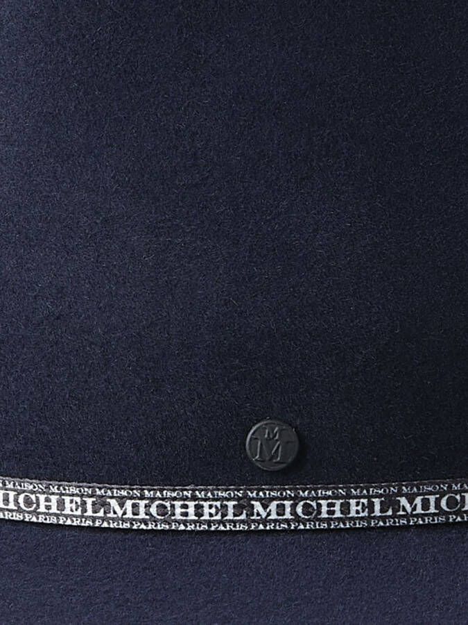 Maison Michel Fedora van vilt Blauw