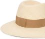 Maison Michel Rieten fedora hoed Beige - Thumbnail 2