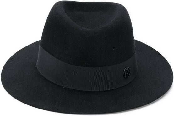 Maison Michel Andre fedora hoed Zwart