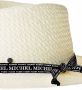 Maison Michel Rieten fedora hoed Wit - Thumbnail 2