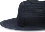 Maison Michel Rieten fedora hoed Blauw - Thumbnail 2