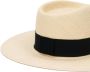 Maison Michel Charles fedora strohoed Beige - Thumbnail 2