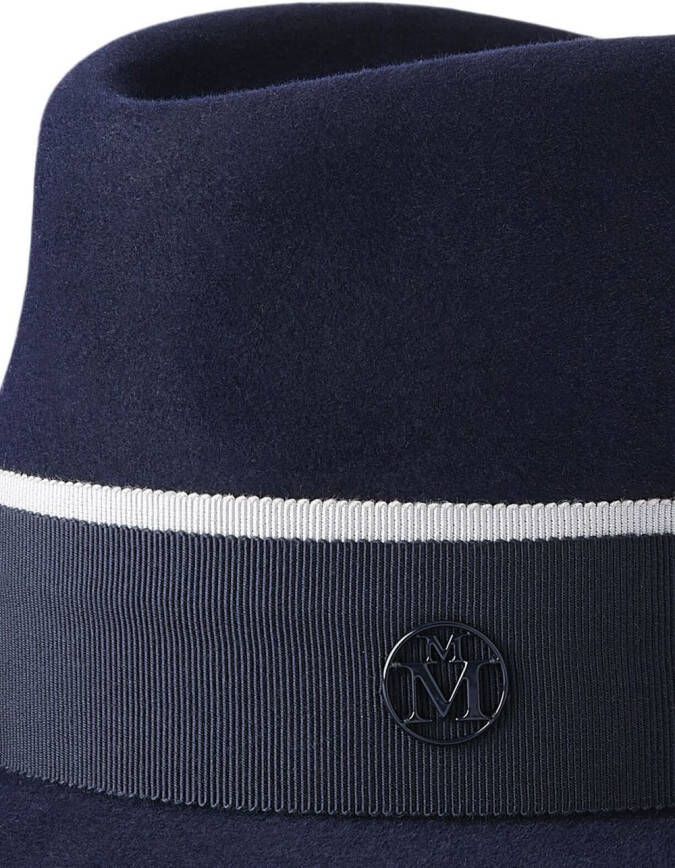 Maison Michel Vilten hoed Blauw