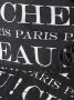 Maison Michel Vissershoed met logoprint Zwart - Thumbnail 2
