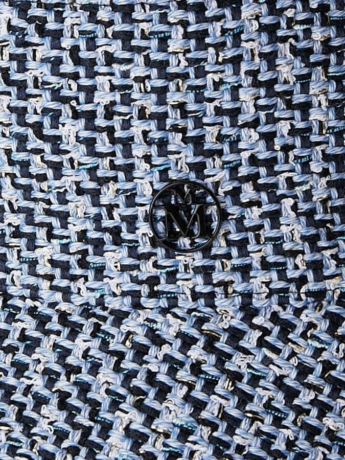 Maison Michel Vissershoed met tweed afwerking Blauw