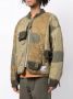 Maison MIHARA YASUHIRO Bomberjack met patchwork Groen - Thumbnail 3
