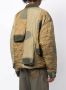 Maison MIHARA YASUHIRO Bomberjack met patchwork Groen - Thumbnail 4