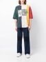 Maison Mihara Yasuhiro T-shirt met colourblocking Blauw - Thumbnail 2