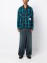 Maison MIHARA YASUHIRO Geruit overhemd Blauw - Thumbnail 2