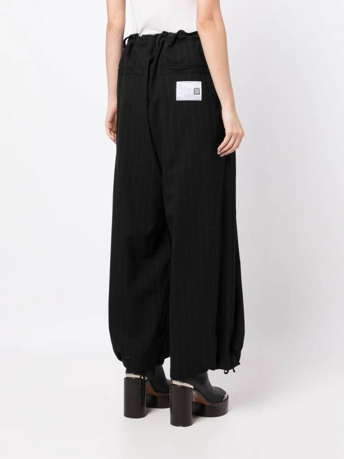 Maison Mihara Yasuhiro High waist broek Zwart