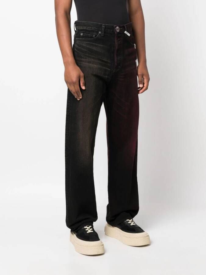 Maison MIHARA YASUHIRO Straight jeans Zwart