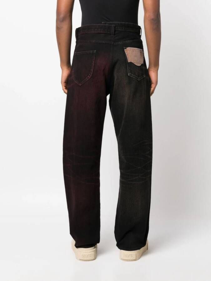 Maison MIHARA YASUHIRO Straight jeans Zwart