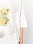 Maison Mihara Yasuhiro T-shirt met gerafelde afwerking Wit - Thumbnail 5