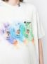 Maison Mihara Yasuhiro T-shirt met print Blauw - Thumbnail 5