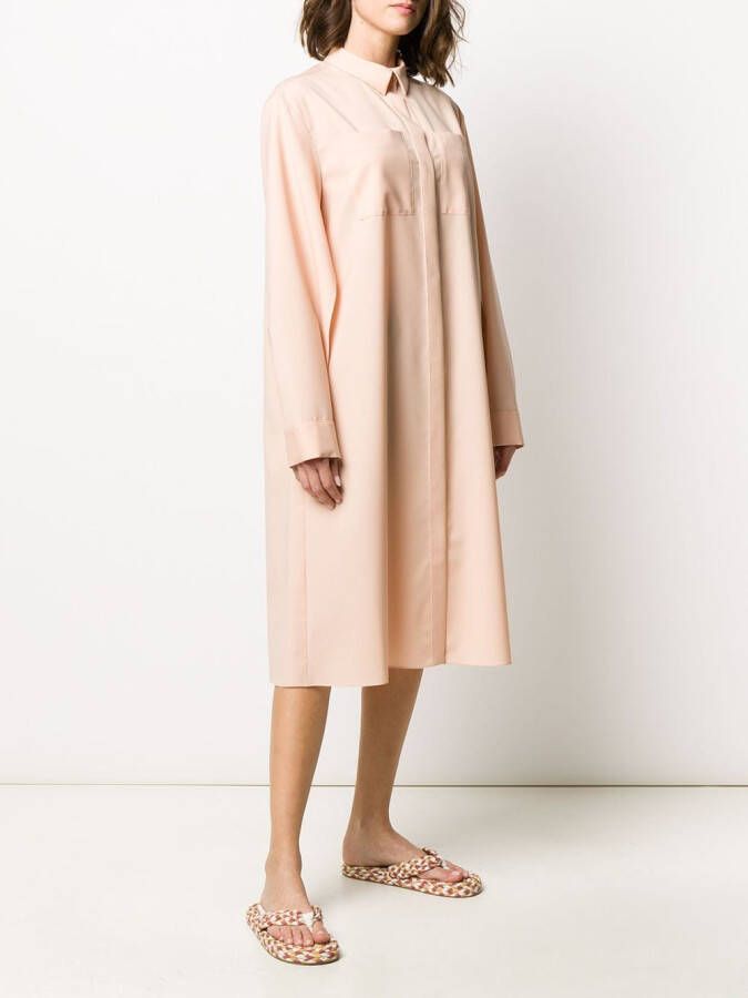 Maison Rabih Kayrouz Blousejurk met borstzak Roze