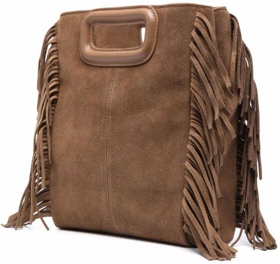 Maje M shopper Bruin