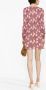 Maje Mini-jurk met bloemenprint Rood - Thumbnail 4
