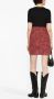 Maje Tweed mini-jurk Rood - Thumbnail 4