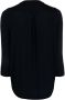 Majestic Filatures T-shirt met asymmetrische afwerking Blauw - Thumbnail 2