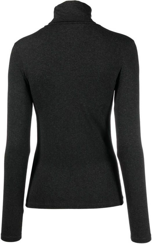 Majestic Filatures Blouse met col Grijs