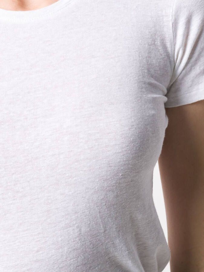 Majestic Filatures Effen T-shirt Wit