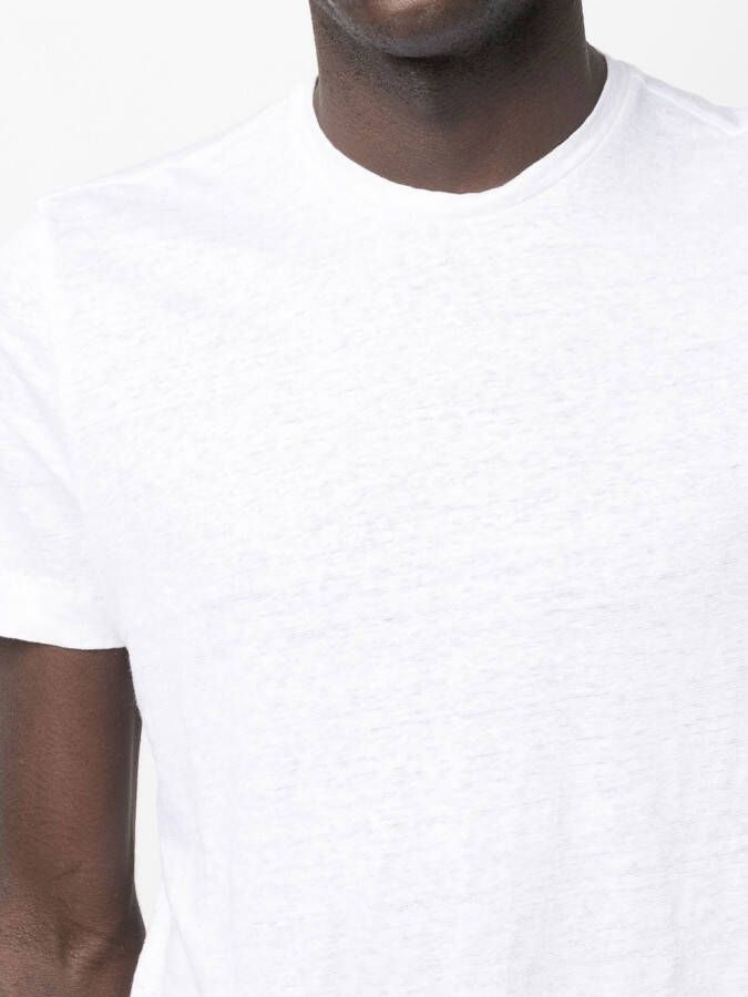Majestic Filatures Getailleerd T-shirt Wit