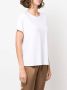 Majestic Filatures Getailleerd T-shirt Wit - Thumbnail 3