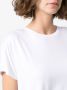 Majestic Filatures Getailleerd T-shirt Wit - Thumbnail 5