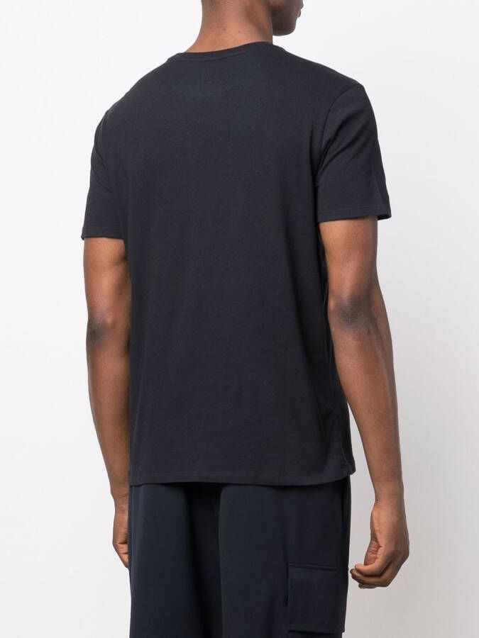 Majestic Filatures Katoenen T-shirt Blauw