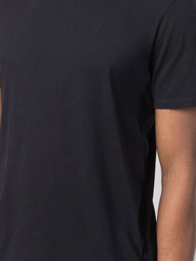 Majestic Filatures Katoenen T-shirt Blauw