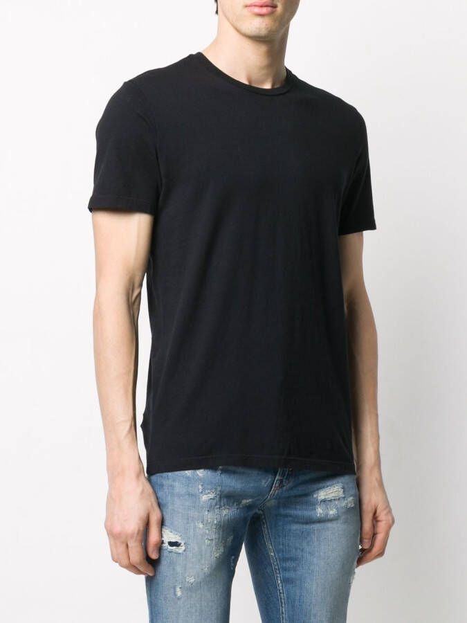 Majestic Filatures Ruimvallend T-shirt Zwart