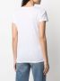 Majestic Filatures T-shirt met diepe ronde hals van linnenblend Wit - Thumbnail 4