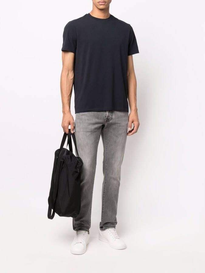 Majestic Filatures T-shirt met korte mouwen Blauw