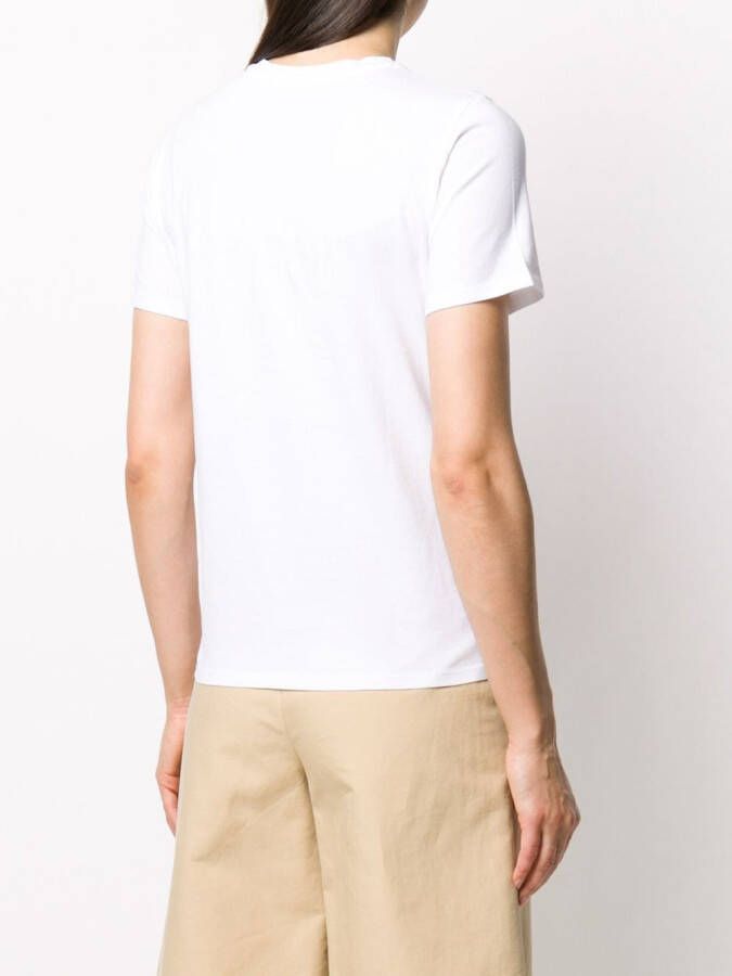 Majestic Filatures T-shirt met ronde hals Wit