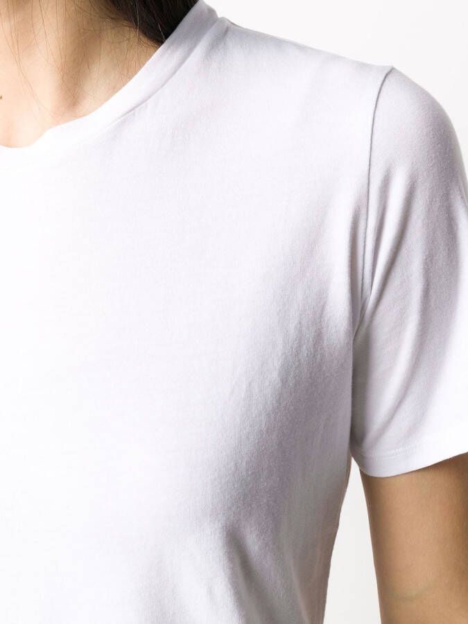 Majestic Filatures T-shirt met ronde hals Wit