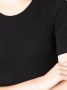 Majestic Filatures T-shirt met ronde hals Zwart - Thumbnail 5