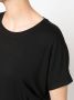 Majestic Filatures T-shirt met ronde hals Zwart - Thumbnail 4