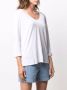 Majestic Filatures T-shirt met V-hals Wit - Thumbnail 3