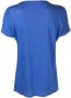 Majestic Filatures T-shirt van linnenmix Blauw - Thumbnail 2