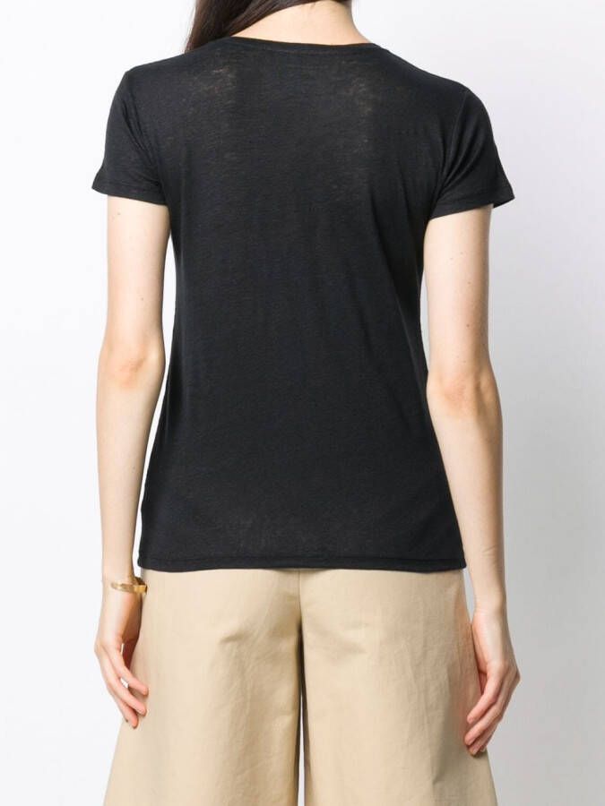 Majestic Filatures T-shirt Zwart