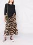 Majestic Filatures Top met cropped mouwen Zwart - Thumbnail 2