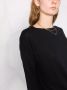Majestic Filatures Top met cropped mouwen Zwart - Thumbnail 3