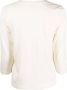 Majestic Filatures T-shirt met V-hals Beige - Thumbnail 2