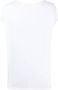 Majestic Filatures T-shirt met V-hals Wit - Thumbnail 2